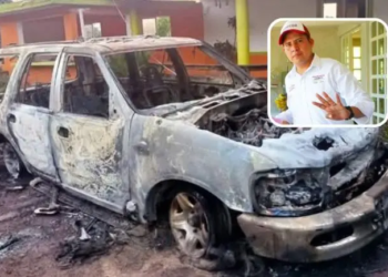 Incendian camioneta de candidato a la alcaldía de Jilotepec, Veracruz